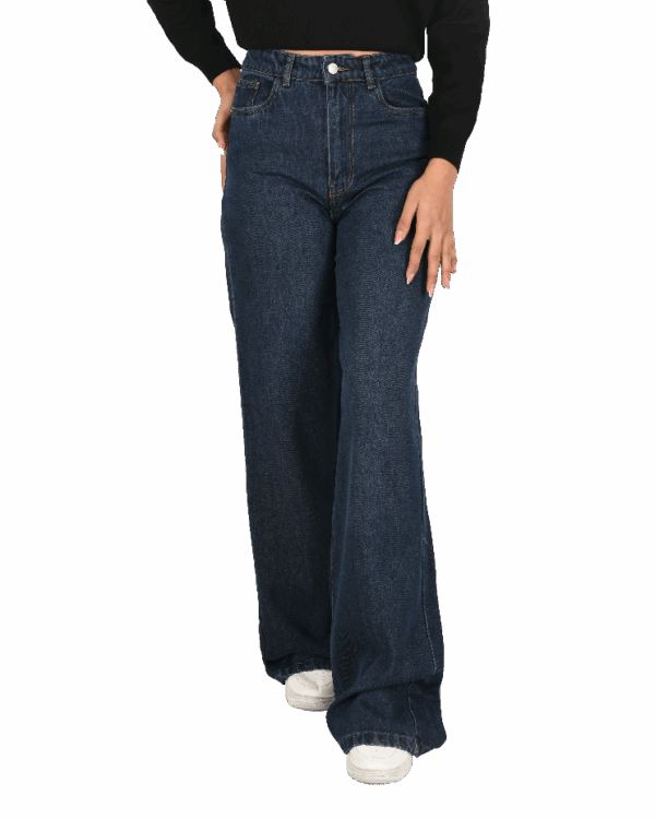 شلوار جین بگ سرمه ای - Image 3