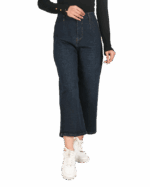 شلوار جین واید لگ سرمه ای - Image 2