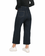شلوار جین واید لگ سرمه ای - Image 5