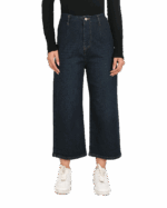 شلوار جین واید لگ سرمه ای - Image 6