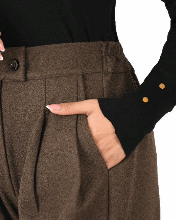 شلوار فوتر کجراه دو پیله - Image 10