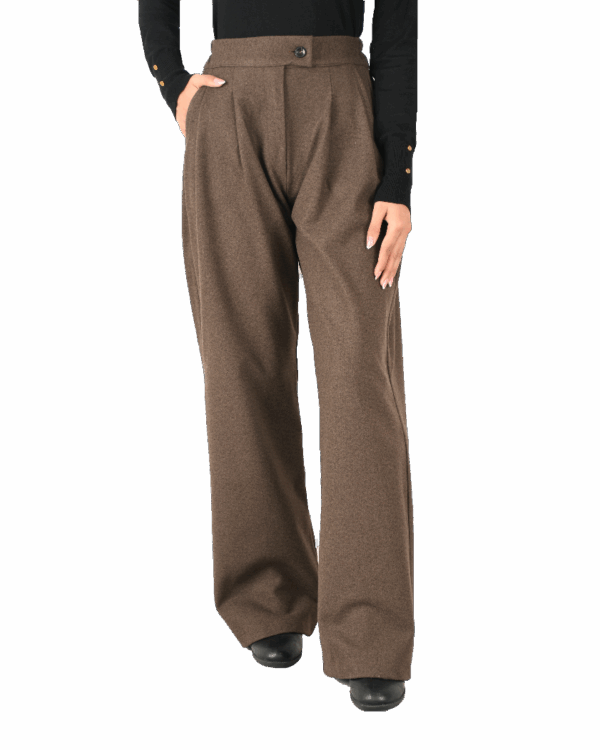 شلوار فوتر کجراه دو پیله - Image 7