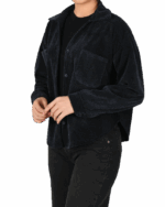 شومیز مخمل کبریتی دو جیب - Image 9