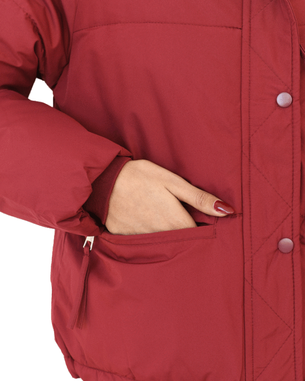 کاپشن جیب زیپ - Image 3