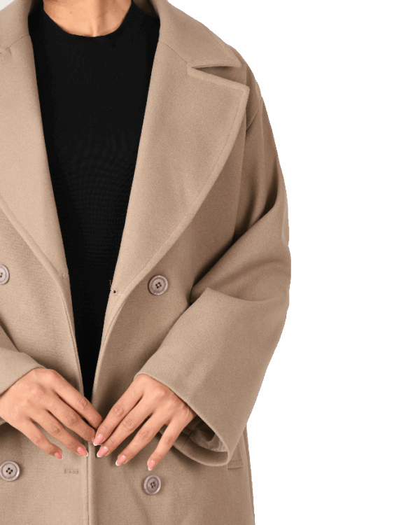 پالتو بلند فوتر بغل جیب - Image 8