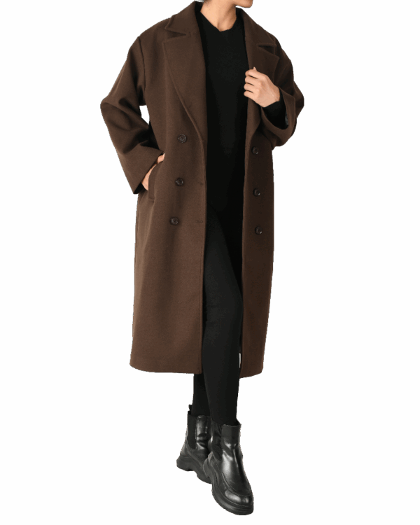 پالتو بلند فوتر بغل جیب - Image 13