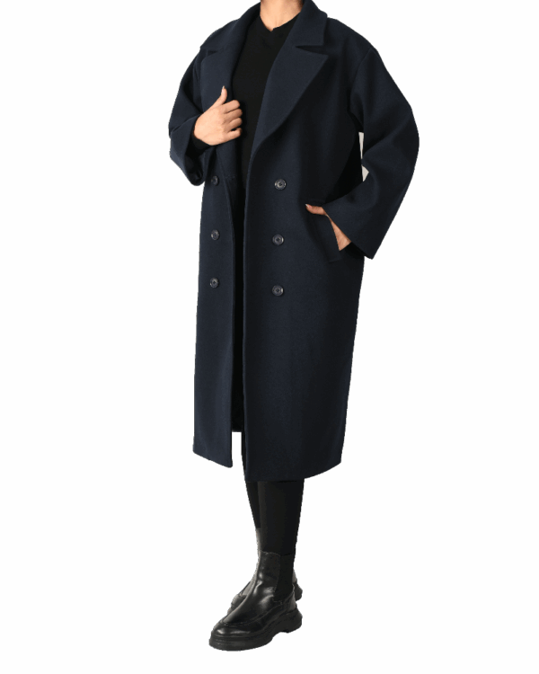 پالتو بلند فوتر بغل جیب - Image 14