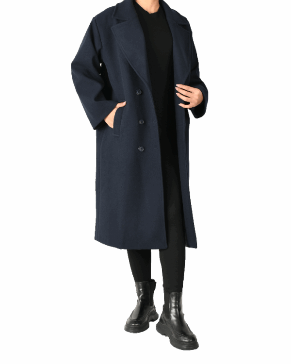 پالتو بلند فوتر بغل جیب - Image 16