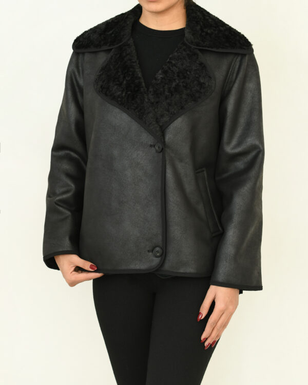 کت بوفالو مشکی - Image 2