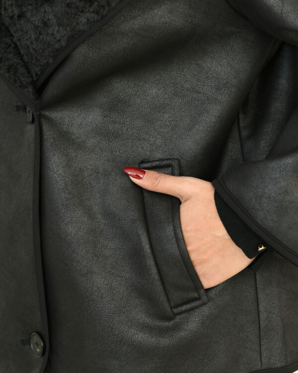 کت بوفالو مشکی - Image 3