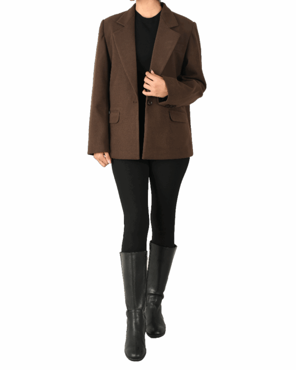 کت فوتر آستر دار دو جیب - Image 8