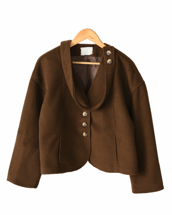 کت-کراپ-بند-دار--(4) کت یقه هفت پلار - Image 1