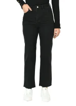 شلوار واید پایین کات مشکی - Image 3