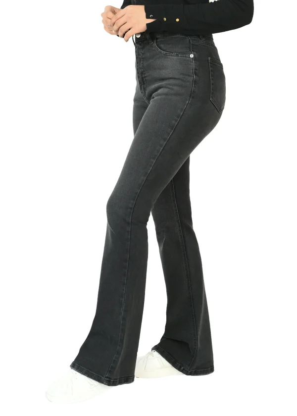 شلوار بوت کات ذغالی زارا - Image 3