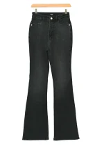 شلوار بوت کات ذغالی زارا