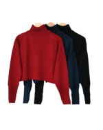 بافت یقه اسکی کراپ - Image 2