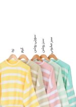 بافت راه راه رنگی - Image 3