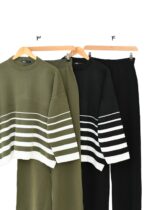 ست بلوز و شلوار بافت - Image 3