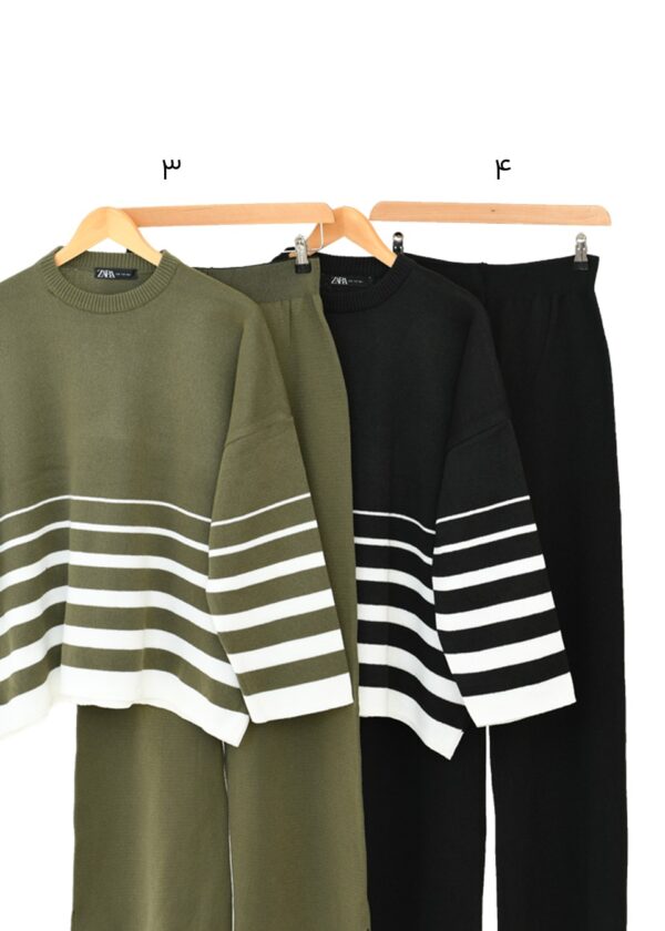 ست بلوز و شلوار بافت - Image 3