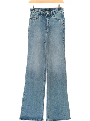 شلوار جین بگ آبی متوسط