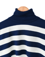 بافت یقه اسکی راه راه کراپ - Image 3