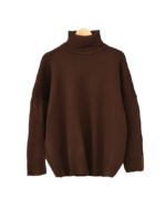 بافت یقه اسکی ساده