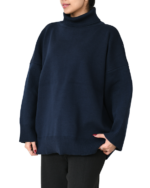 بافت یقه اسکی ساده - Image 3