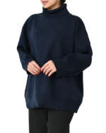 بافت یقه اسکی ساده - Image 4