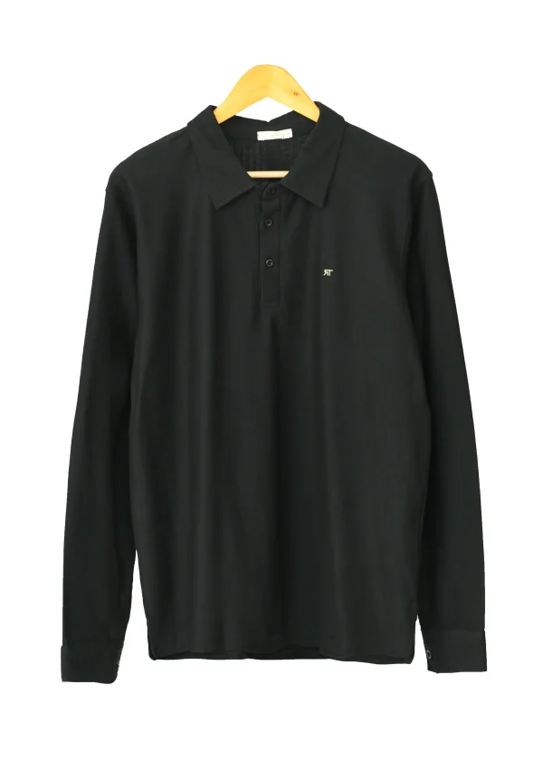 بلوز مردانه یقه ایستاده سه دکمه (5) بلوز مردانه یقه دار آستین بلند - Image 1