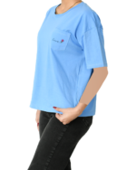 تیشرت جیب دار گلدوزی - Image 4