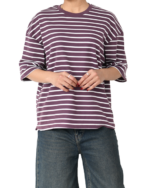 تیشرت لانگ راه راه - Image 4