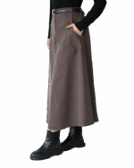 دامن کمربند دار دو جیب - Image 6