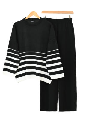 ست بلوز و شلوار بافت