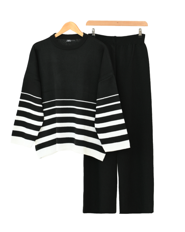 ست بلوز و شلوار بافت - Image 1