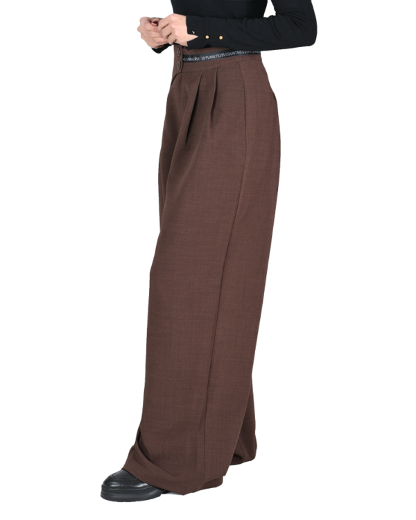 شلوار بزیاق کمر نواری - Image 7