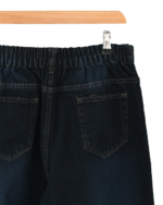 شلوار جین سرمه ای تیره سایز بزرگ - Image 2