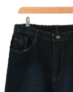 شلوار جین سرمه ای تیره سایز بزرگ - Image 3