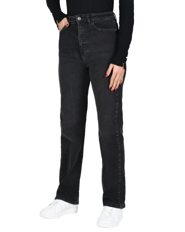 شلوار جین ذغالی راسته - Image 2