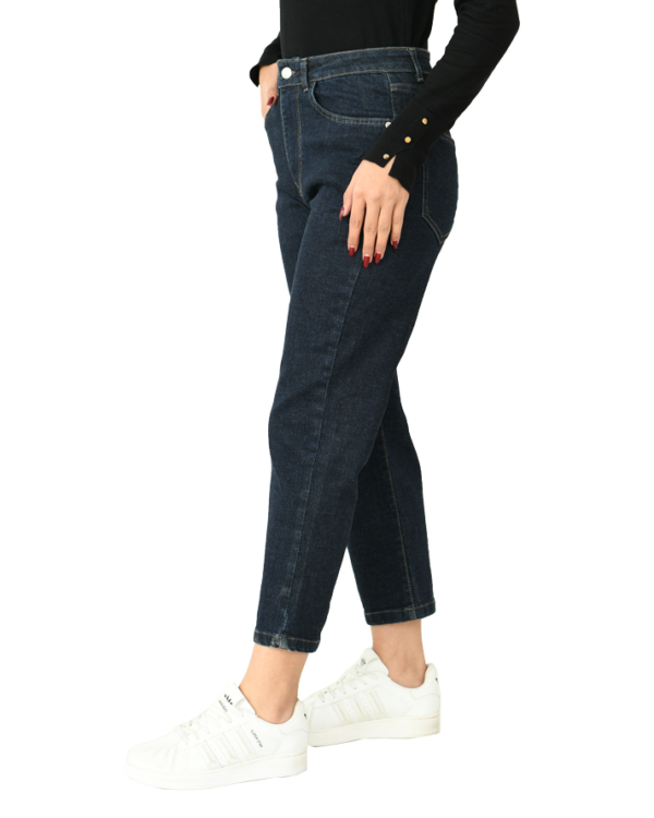 شلوار جین راسته سرمه ای - Image 5