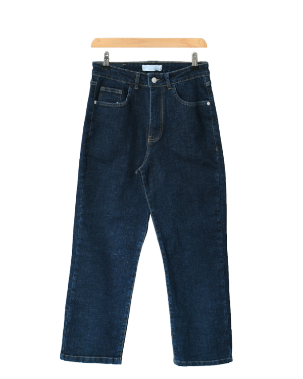 شلوار جین راسته سرمه ای - Image 1