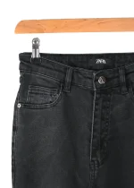 شلوار بوت کات زغالی جین - Image 5