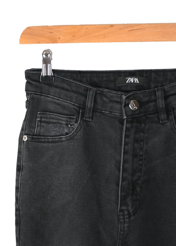 شلوار بوت کات زغالی جین - Image 5