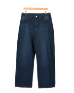 شلوار جین بگ سرمه ای سایز بزرگ