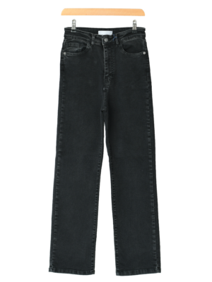 شلوار جین ذغالی راسته