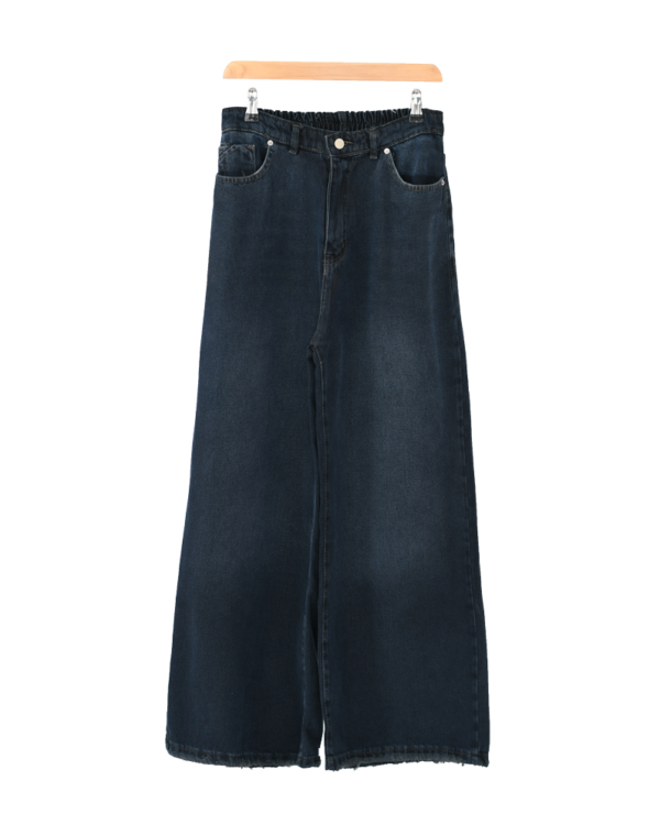 شلوار-نیم-بگ-ابی-سایز-بزرگ--(1) شلوار جین بگ سرمه ای سایز بزرگ - Image 1