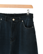 شلوار جین بگ سرمه ای سایز بزرگ - Image 2