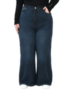 شلوار جین بگ سرمه ای سایز بزرگ - Image 4