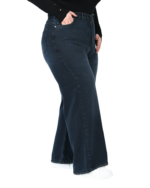 شلوار جین بگ سرمه ای سایز بزرگ - Image 5