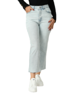 شلوار جین پایین کات آبی روشن - Image 2