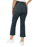 شلوار واید پایین کات آبی تیره - Image 4